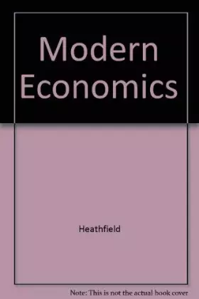 Couverture du produit · Modern Economics