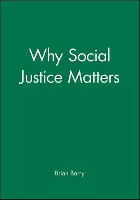 Couverture du produit · Why Social Justice Matters