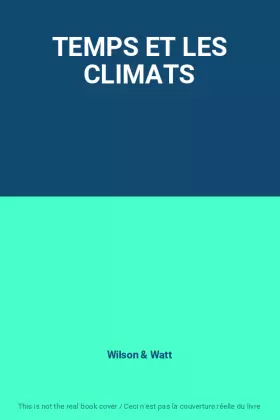 Couverture du produit · TEMPS ET LES CLIMATS