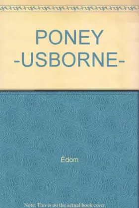 Couverture du produit · PONEY -USBORNE-
