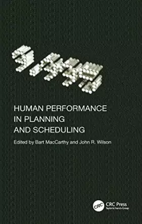 Couverture du produit · Human Performance in Planning and Scheduling