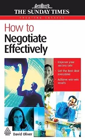 Couverture du produit · How to Negotiate Effectively (Creating Success)