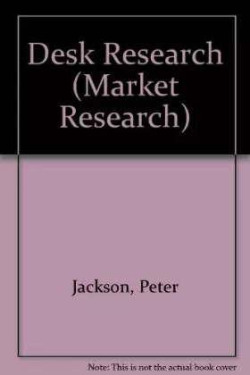 Couverture du produit · Desk Research (Market Research)