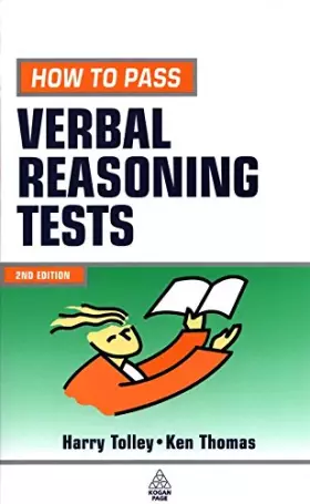 Couverture du produit · How to Pass Verbal Reasoning Tests