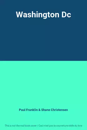 Couverture du produit · Washington Dc