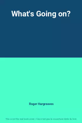 Couverture du produit · What's Going on?