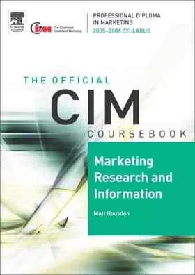 Couverture du produit · CIM Coursebook 06/07 Marketing Communications
