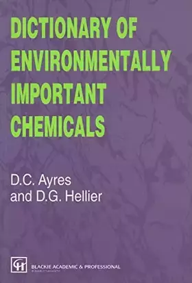 Couverture du produit · Dictionary of Environmentally Important Chemicals