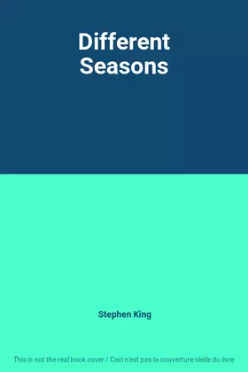 Couverture du produit · Different Seasons