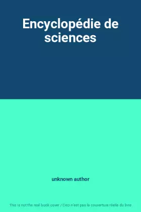 Couverture du produit · Encyclopédie de sciences