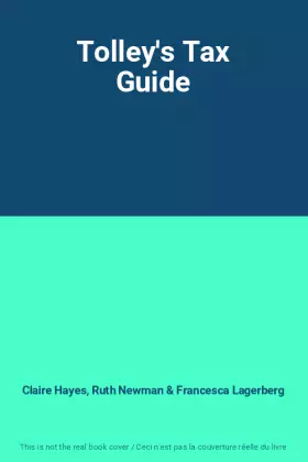 Couverture du produit · Tolley's Tax Guide