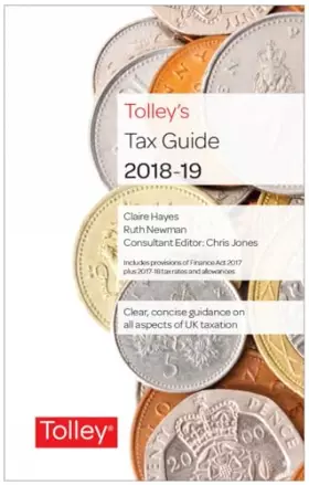 Couverture du produit · Tolley's Tax Guide 2018-19