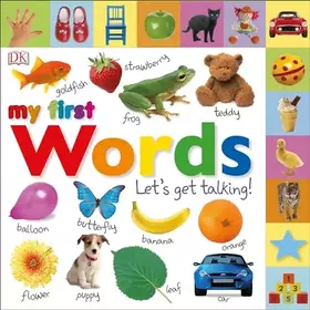 Couverture du produit · Tabbed Board Books: My First Words: Let's Get Talking! (My First Tabbed Board Book)
