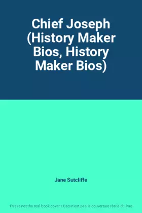 Couverture du produit · Chief Joseph (History Maker Bios, History Maker Bios)