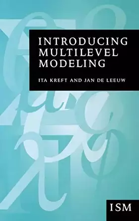 Couverture du produit · Introducing Multilevel Modeling (Introducing Statistical Methods series)