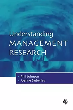 Couverture du produit · Understanding Management Research: An Introduction to Epistemology