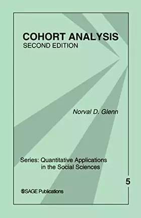 Couverture du produit · Cohort Analysis (Quantitative Applications in the Social Sciences, Band 5)
