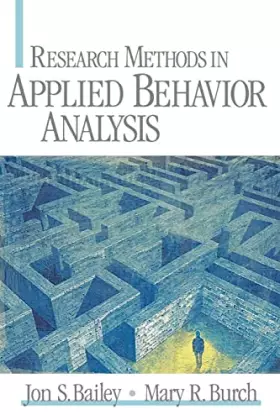 Couverture du produit · Research Methods in Applied Behavior Analysis