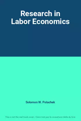 Couverture du produit · Research in Labor Economics