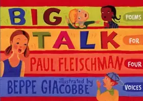Couverture du produit · Big Talk: Poems for Four Voices