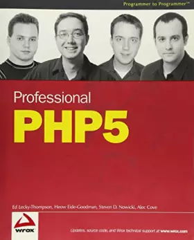 Couverture du produit · Professional PHP5
