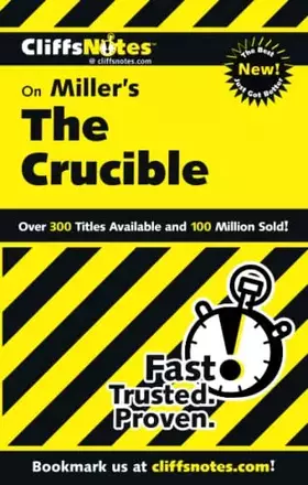 Couverture du produit · CliffsNotes on Miller's The Crucible (CliffsNotes on Literature)