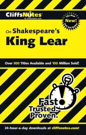 Couverture du produit · CliffsNotes on Shakespeare's King Lear (CliffsNotes on Literature)