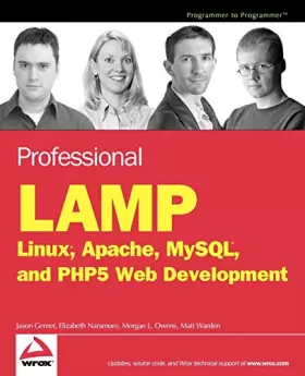 Couverture du produit · Professional LAMP: Linux, Apache, MySQL and PHP5 Web Development
