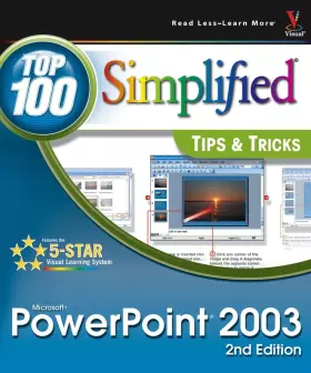 Couverture du produit · PowerPoint 2003: Top 100 Simplified Tips & Tricks