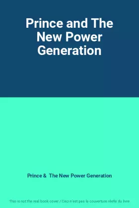 Couverture du produit · Prince and The New Power Generation