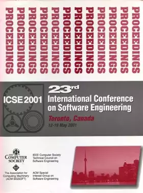 Couverture du produit · Software Engineering (Icse 2001): 23rd International Conference