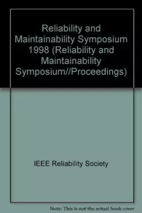 Couverture du produit · 1998 Annual Reliability & Maintainability Symposium