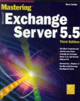 Couverture du produit · Mastering Microsoft Exchange Server 5.5