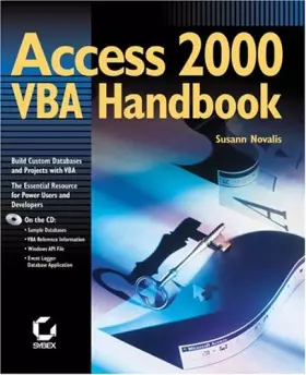Couverture du produit · Access 2000 VBA Handbook