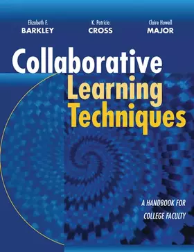 Couverture du produit · Collaborative Learning Techniques: A Handbook for College Faculty