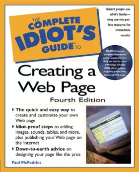 Couverture du produit · Complete Idiot's Guide To Creating A Web Page