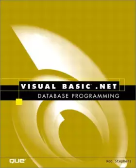 Couverture du produit · Visual Basic.NET Database Programming