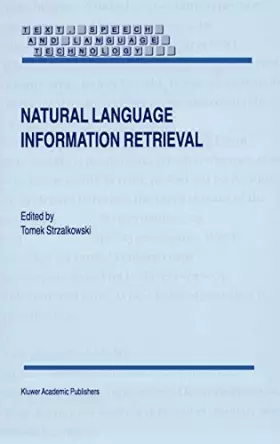 Couverture du produit · Natural Language Information Retrieval