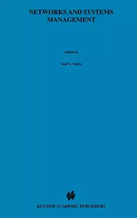 Couverture du produit · Networks and Systems Management: Platforms Analysis and Evaluation