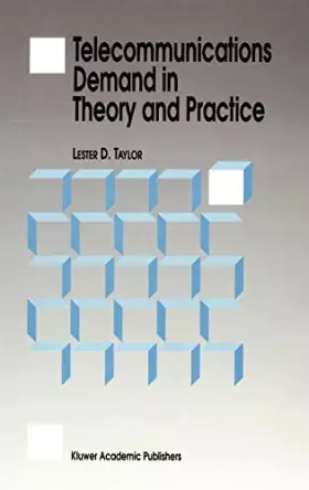 Couverture du produit · Telecommunications Demand in Theory and Practice