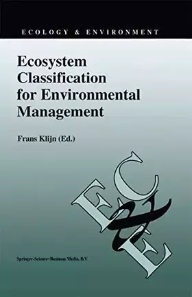 Couverture du produit · Ecosystem Classification for Environmental Management (Ecology & Environment, 2)