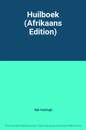 Couverture du produit · Huilboek (Afrikaans Edition)
