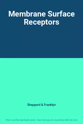 Couverture du produit · Membrane Surface Receptors