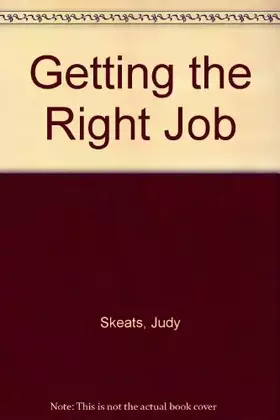 Couverture du produit · Getting the Right Job