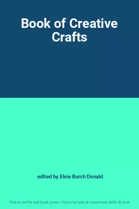 Couverture du produit · Book of Creative Crafts