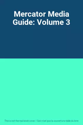 Couverture du produit · Mercator Media Guide: Volume 3