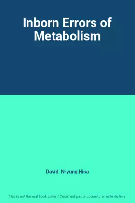 Couverture du produit · Inborn Errors of Metabolism