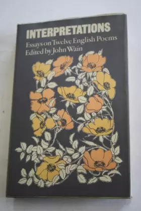 Couverture du produit · Interpretations: Essays on Twelve English Poems;