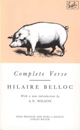 Couverture du produit · COMPLETE VERSE (BELLOC)