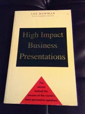 Couverture du produit · High Impact Business Presentations